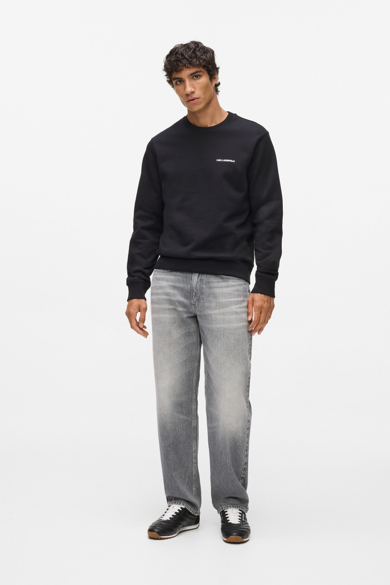 Mikina Karl Lagerfeld Rsg Regular Sweatshirt Black