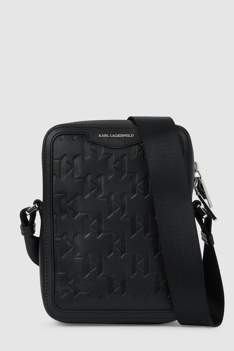 Crossbody Karl Lagerfeld K/Loom Leather Ns Crossbody Black