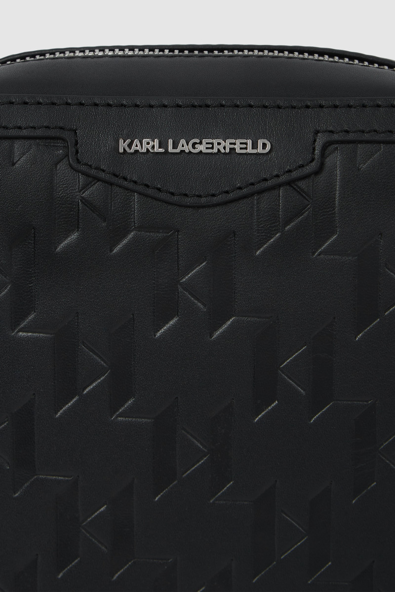 Crossbody Karl Lagerfeld K/Loom Leather Ns Crossbody Black