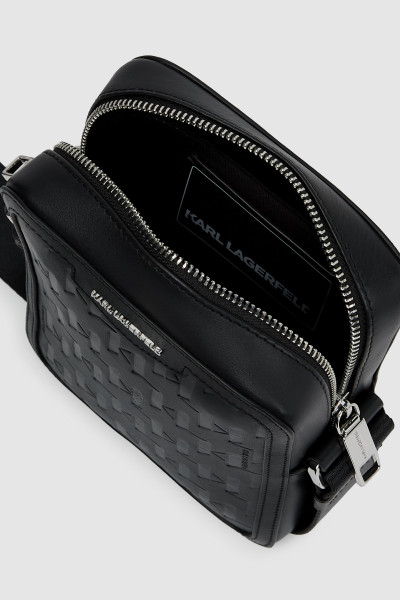 CROSSBODY KARL LAGERFELD K/LOOM LEATHER NS CROSSBODY - Kép 3