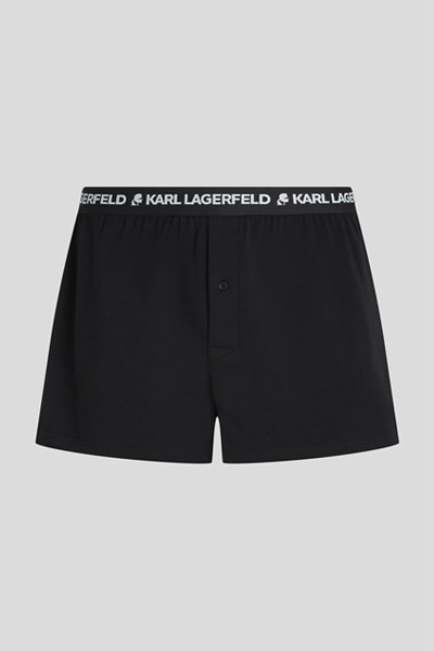 ALSÓNEMŰ KARL LAGERFELD LOGO JERSEY BOXER - Kép 6