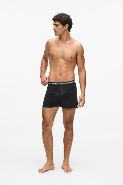 ALSÓNEMŰ KARL LAGERFELD LOGO JERSEY BOXER - Kép 4