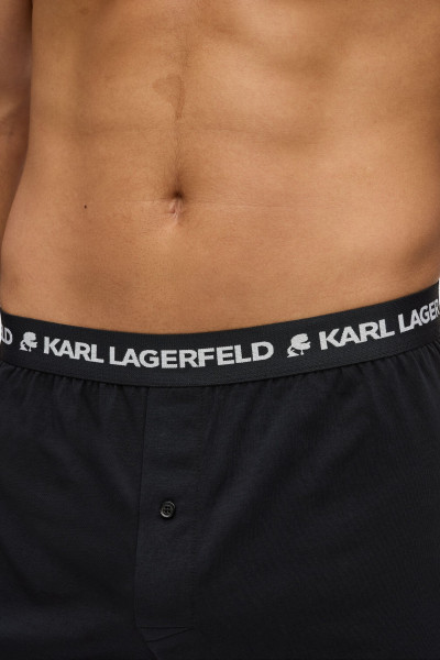 ALSÓNEMŰ KARL LAGERFELD LOGO JERSEY BOXER - Kép 5