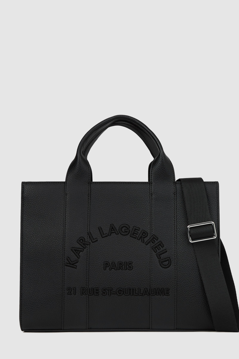 Kabelka Karl Lagerfeld K/Rsg Md Square Tote Peb Emb Black