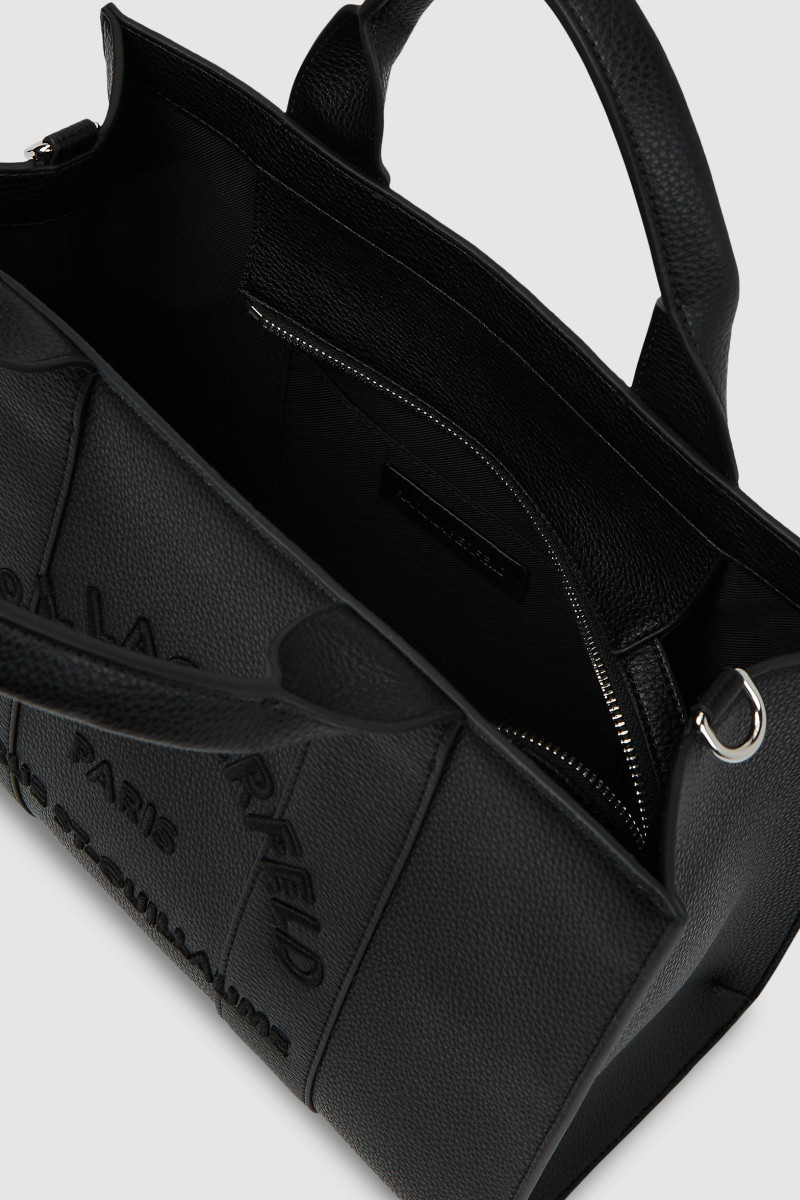 Kabelka Karl Lagerfeld K/Rsg Md Square Tote Peb Emb Black