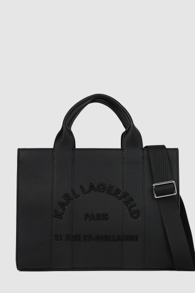 RETIKÜL KARL LAGERFELD K/RSG MD SQUARE TOTE PEB EMB - Kép 1