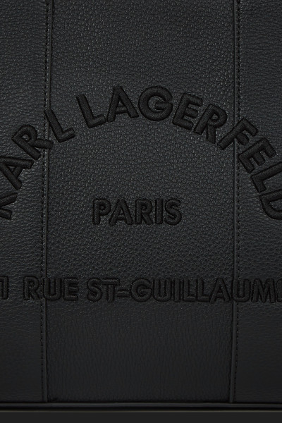 RETIKÜL KARL LAGERFELD K/RSG MD SQUARE TOTE PEB EMB - Kép 4