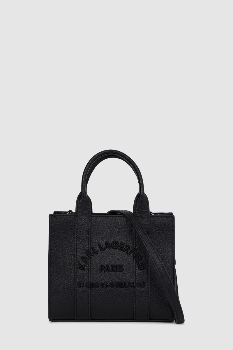 Kabelka Karl Lagerfeld K/Rsg Mn Square Tote Peb Emb Black
