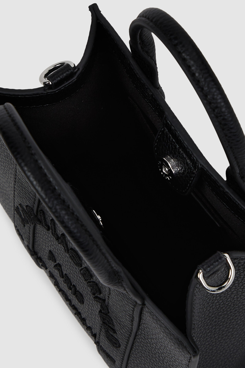 Kabelka Karl Lagerfeld K/Rsg Mn Square Tote Peb Emb Black