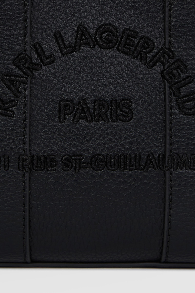 Kabelka Karl Lagerfeld K/Rsg Mn Square Tote Peb Emb Black