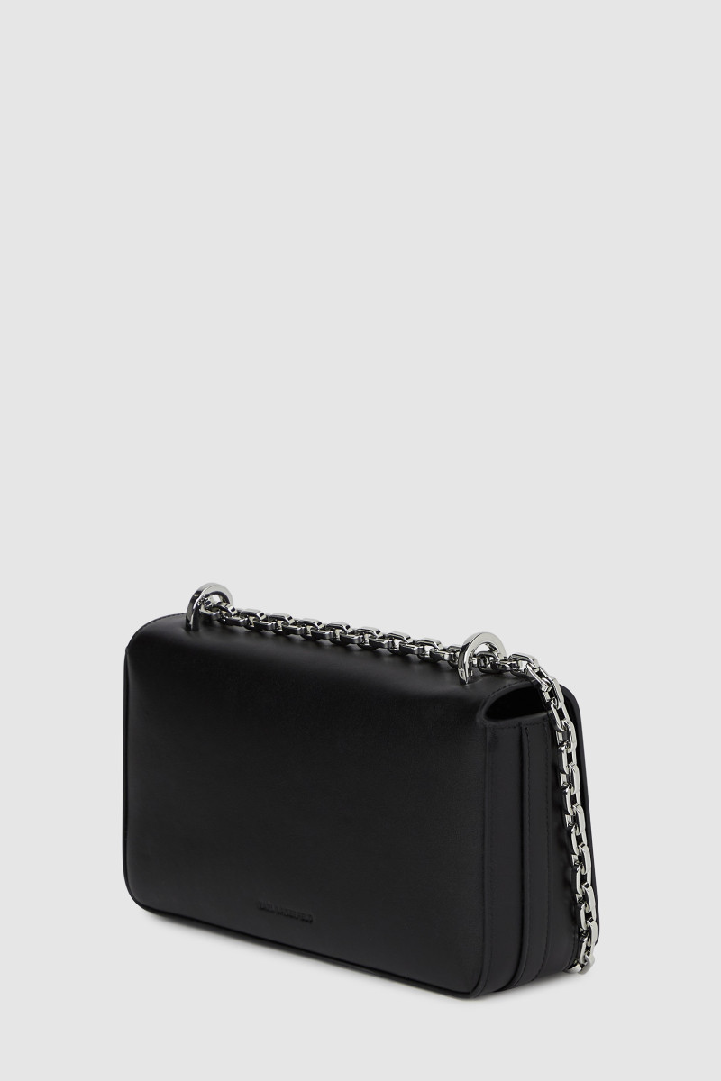 Kabelka Karl Lagerfeld K/Signature 2.0 Slim Sm Cb Black-Nickel