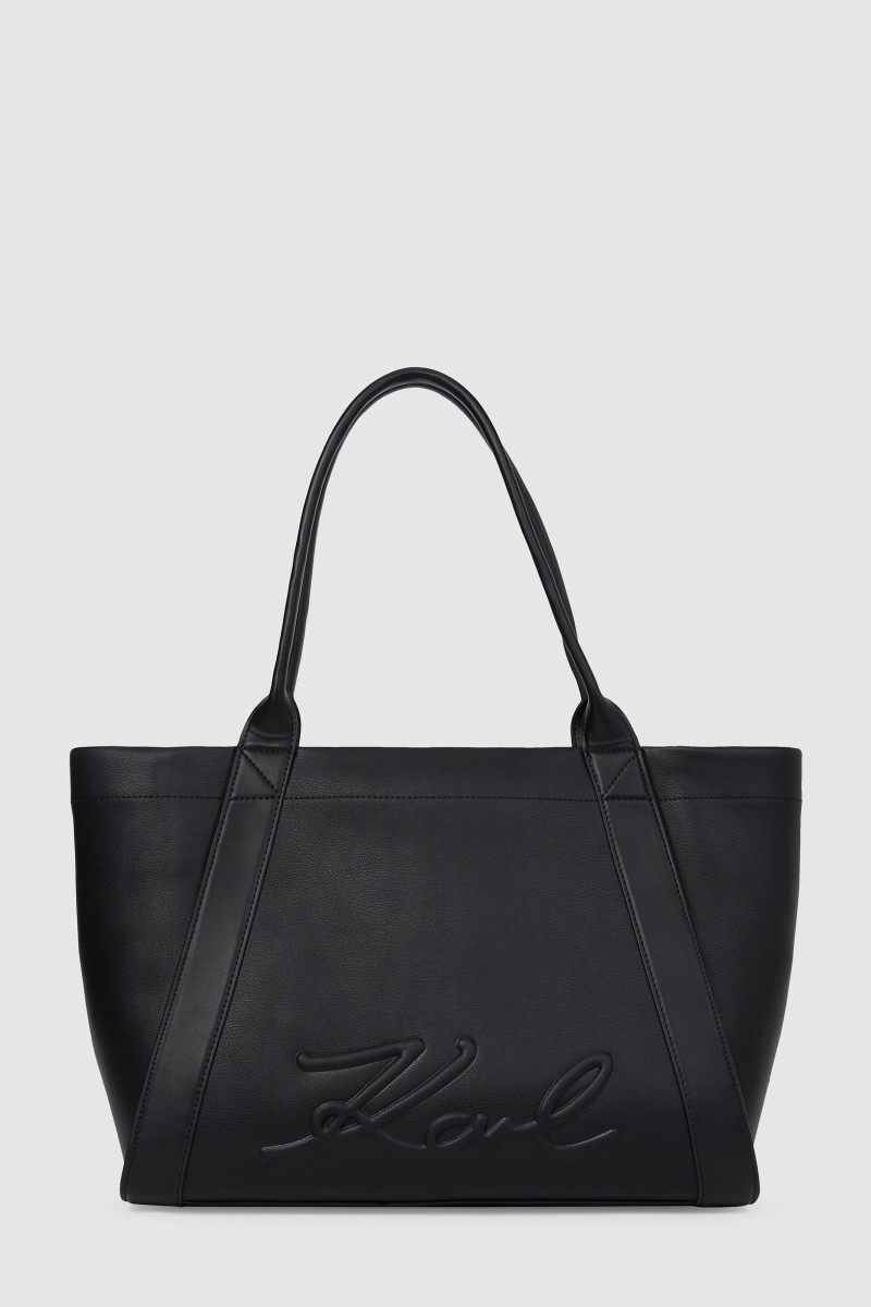 Kabelka Karl Lagerfeld K/Ville Md Tote Black-Nickel