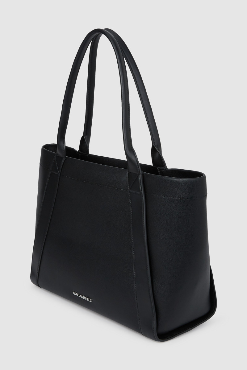 Kabelka Karl Lagerfeld K/Ville Md Tote Black-Nickel