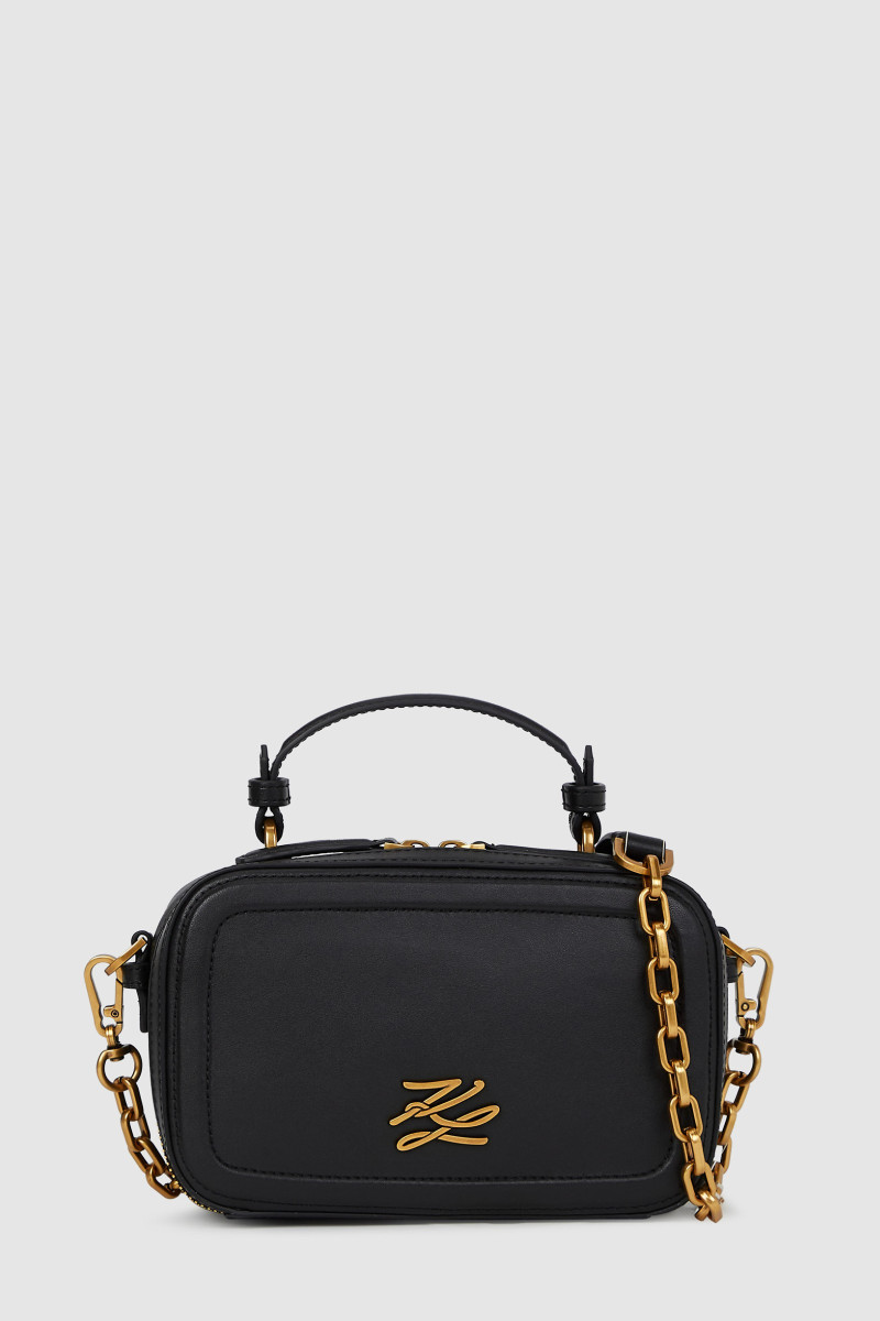 Kabelka Karl Lagerfeld K/Autograph Sm Tph Crossbody Black/Gold
