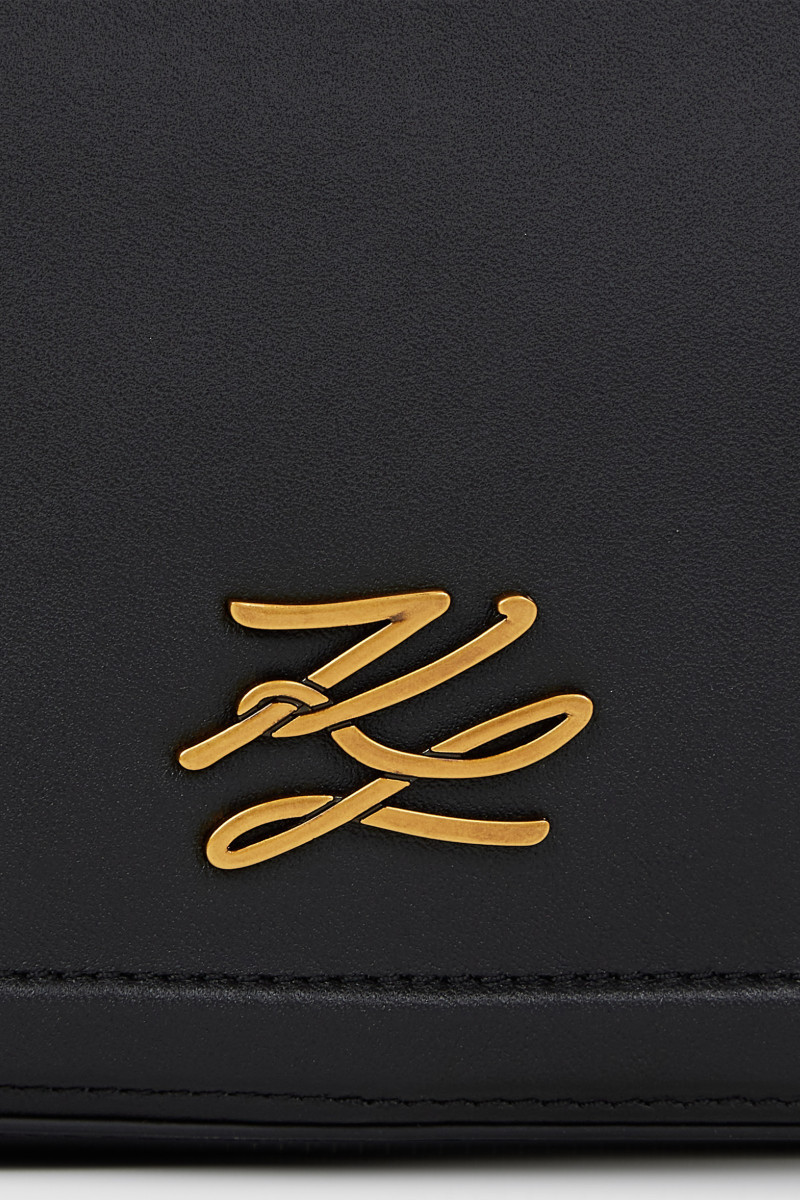Kabelka Karl Lagerfeld K/Autograph Sm Tph Crossbody Black/Gold
