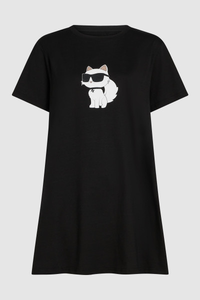 PIZSAMA KARL LAGERFELD IKON RHINESTONE PJ DRESS - Kép 5
