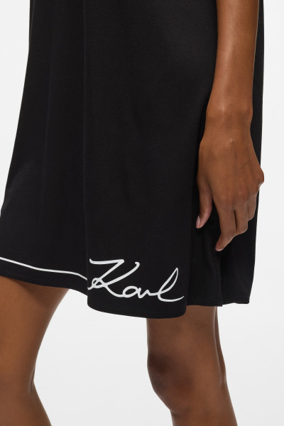 PIZSAMA KARL LAGERFELD SIGNATURE T-SHIRT PJ DRESS - Kép 3