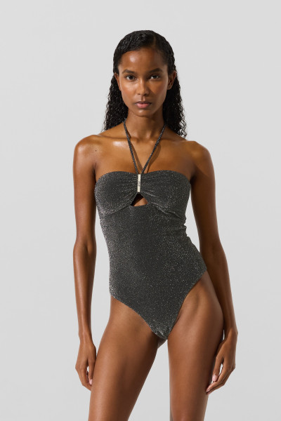FÜRDŐRUHA KARL LAGERFELD SIGNATURE LUREX CHEEKY SS - Kép 1