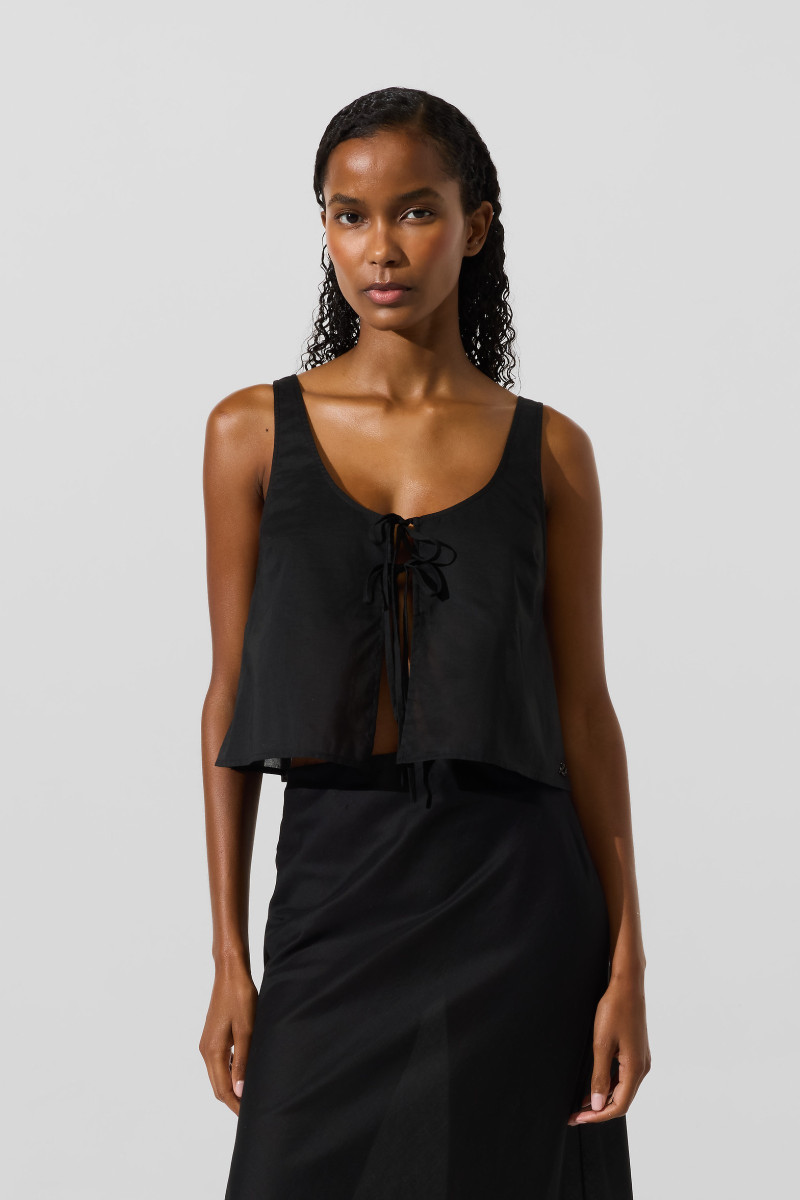 Strandruha Karl Lagerfeld Karl Dna Cami Beach Top Black