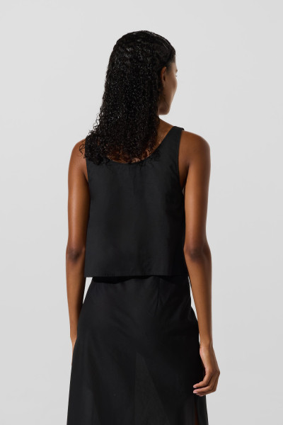 STRANDRUHA KARL LAGERFELD KARL DNA CAMI BEACH TOP - Kép 2