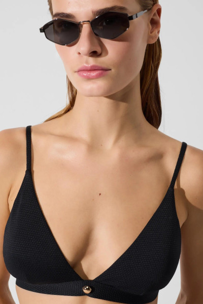 FÜRDŐRUHA KARL LAGERFELD HOTEL KARL BIKINI TOP - Kép 4