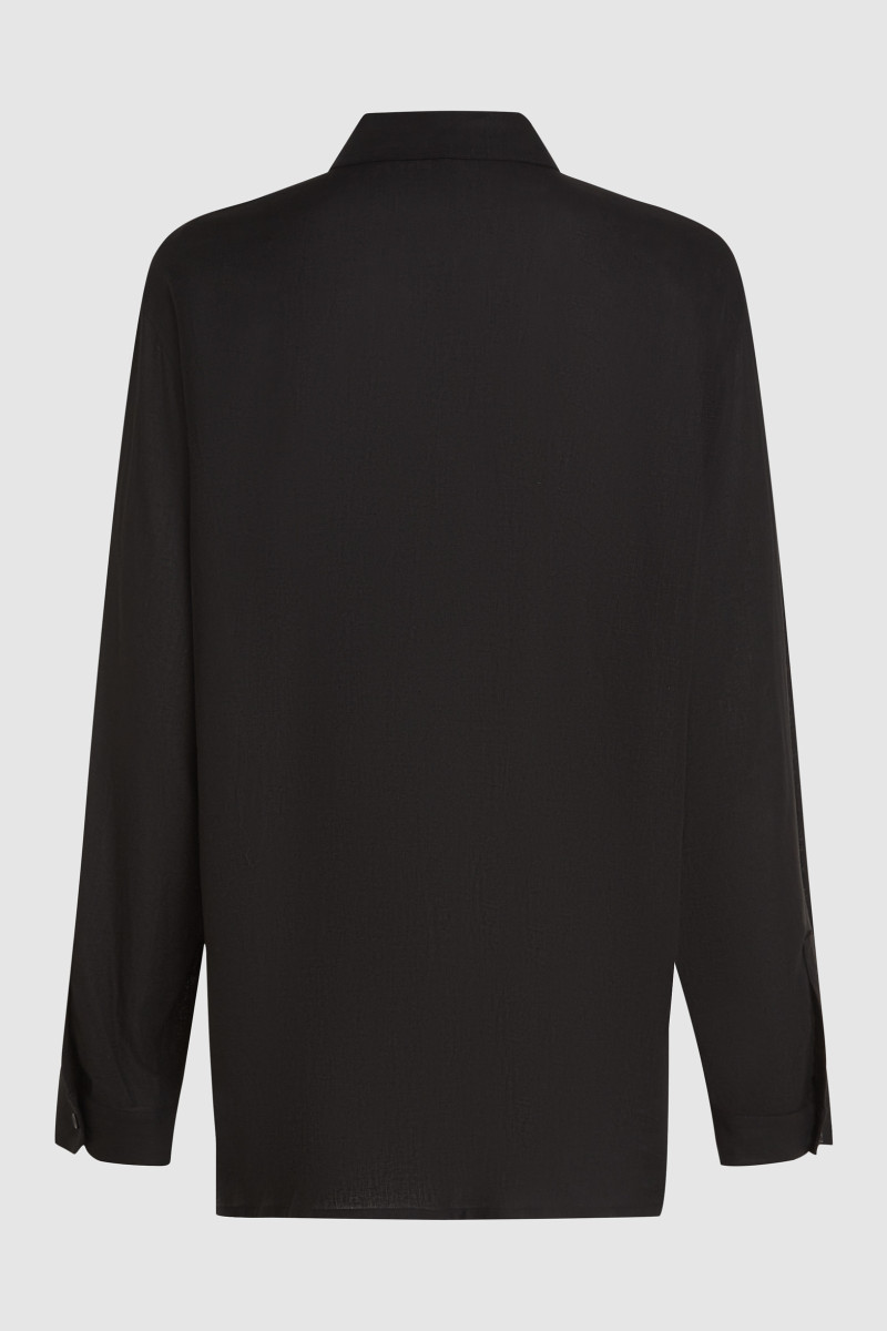 Plážové Oblečenie Karl Lagerfeld Hotel Karl Crest Ls Shirt Black
