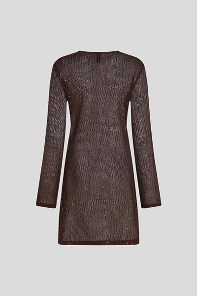 STRANDRUHA KARL LAGERFELD CROCHET LS BEACH DRESS - Kép 2