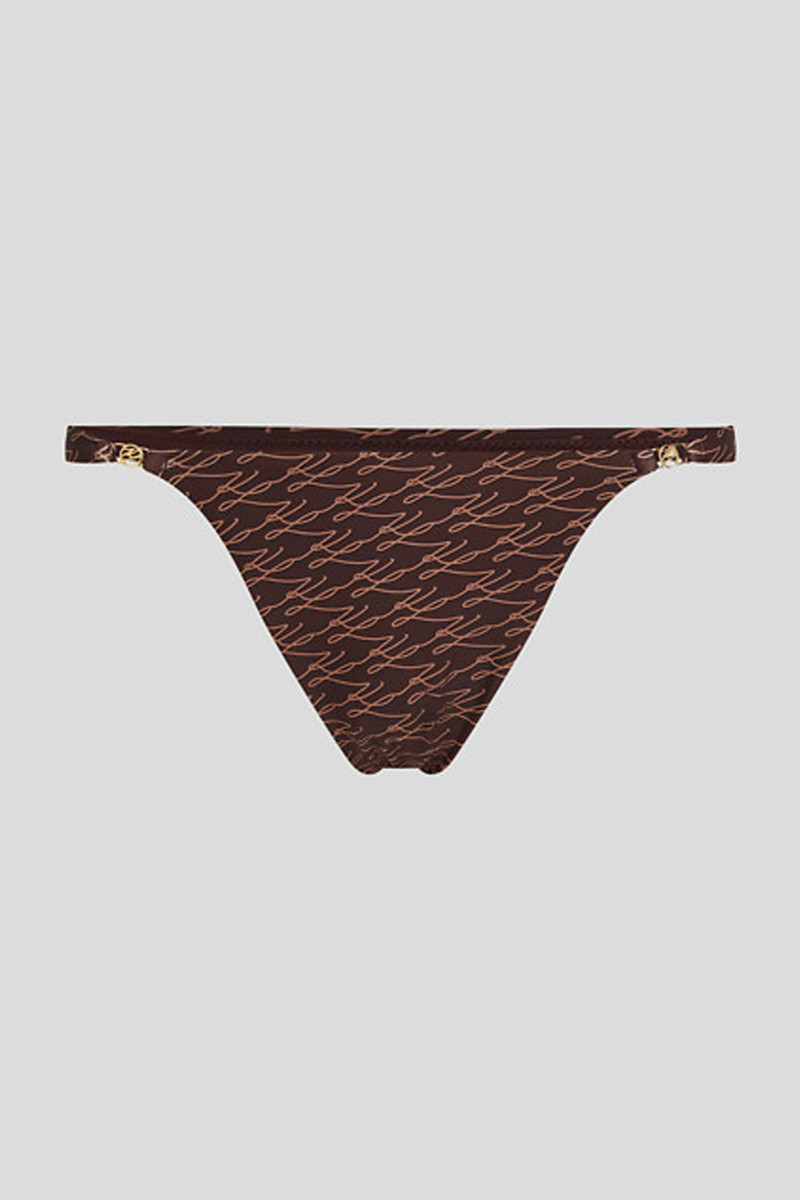 Fürdőruha Karl Lagerfeld Autograph Cheeky Tanga Bottom Autograph-Fudge