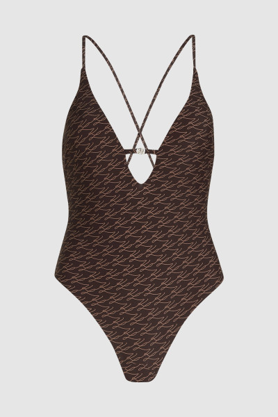 FÜRDŐRUHA KARL LAGERFELD AUTOGRAPH CHEEKY SWIMSUIT - Kép 1