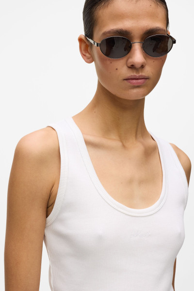 TOP KARL LAGERFELD ESSENTIAL LOGO COMMERCIAL TANK - Fotografie č. 4