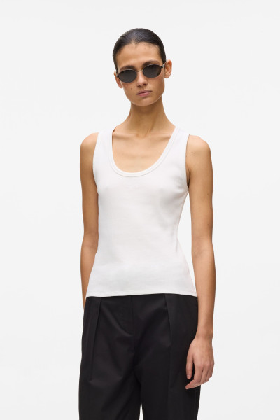 TOP KARL LAGERFELD ESSENTIAL LOGO COMMERCIAL TANK - Fotografie č. 1