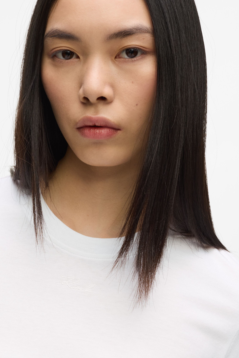 Tričko Karl Lagerfeld Essential Regular T-Shirt White