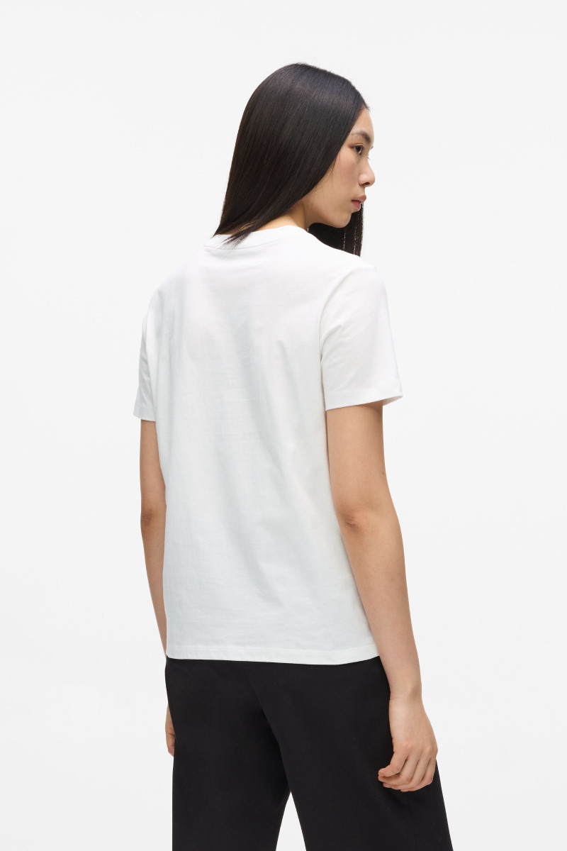 Tričko Karl Lagerfeld Essential Regular T-Shirt White