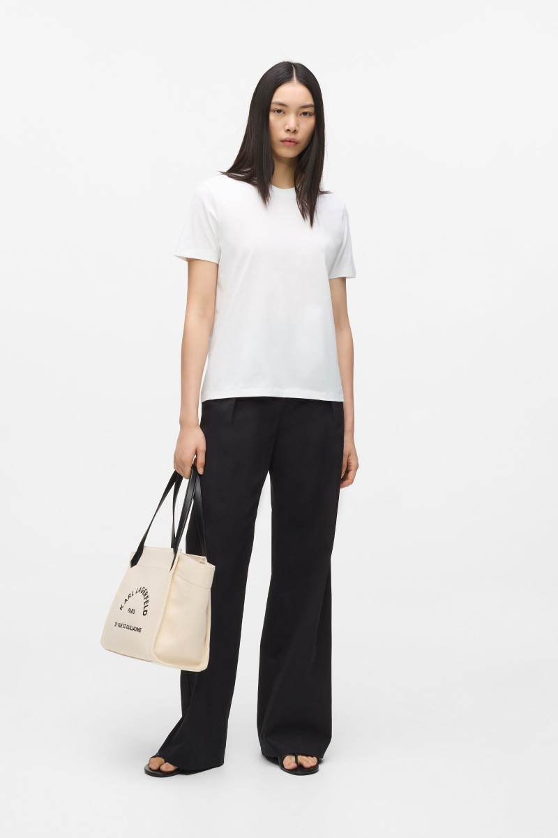 Tričko Karl Lagerfeld Essential Regular T-Shirt White