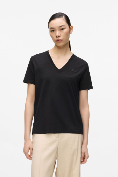 PÓLÓ KARL LAGERFELD ESSENTIAL V-NECK T-SHIRT - Kép 1