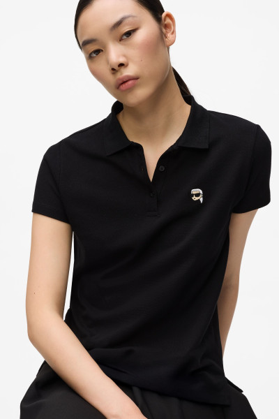 PÓLÓ KARL LAGERFELD IKON PIQUE POLO - Kép 4