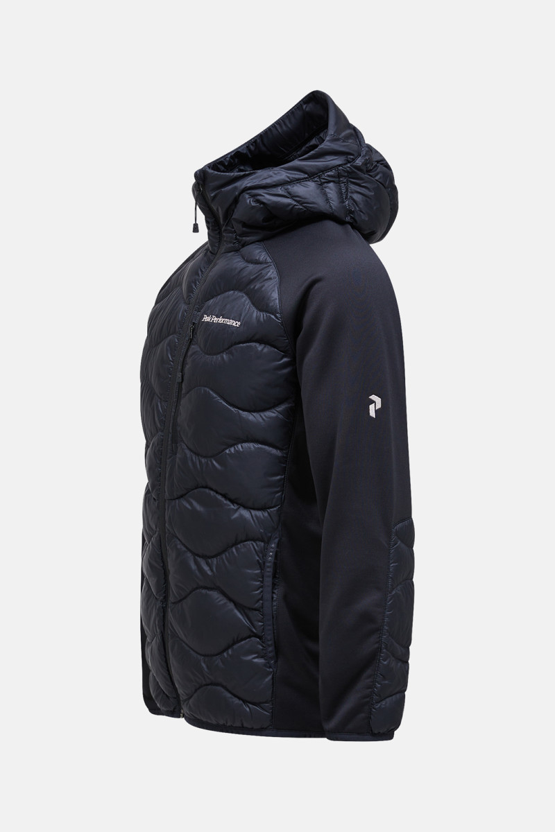 Bunda Peak Performance Helium Down Hybrid Hood Men Black