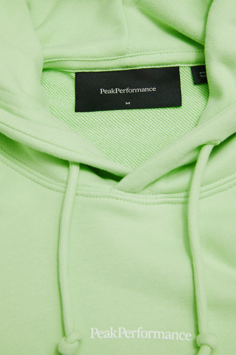 Mikina Peak Performance M Original Terry Hood Vivid Green