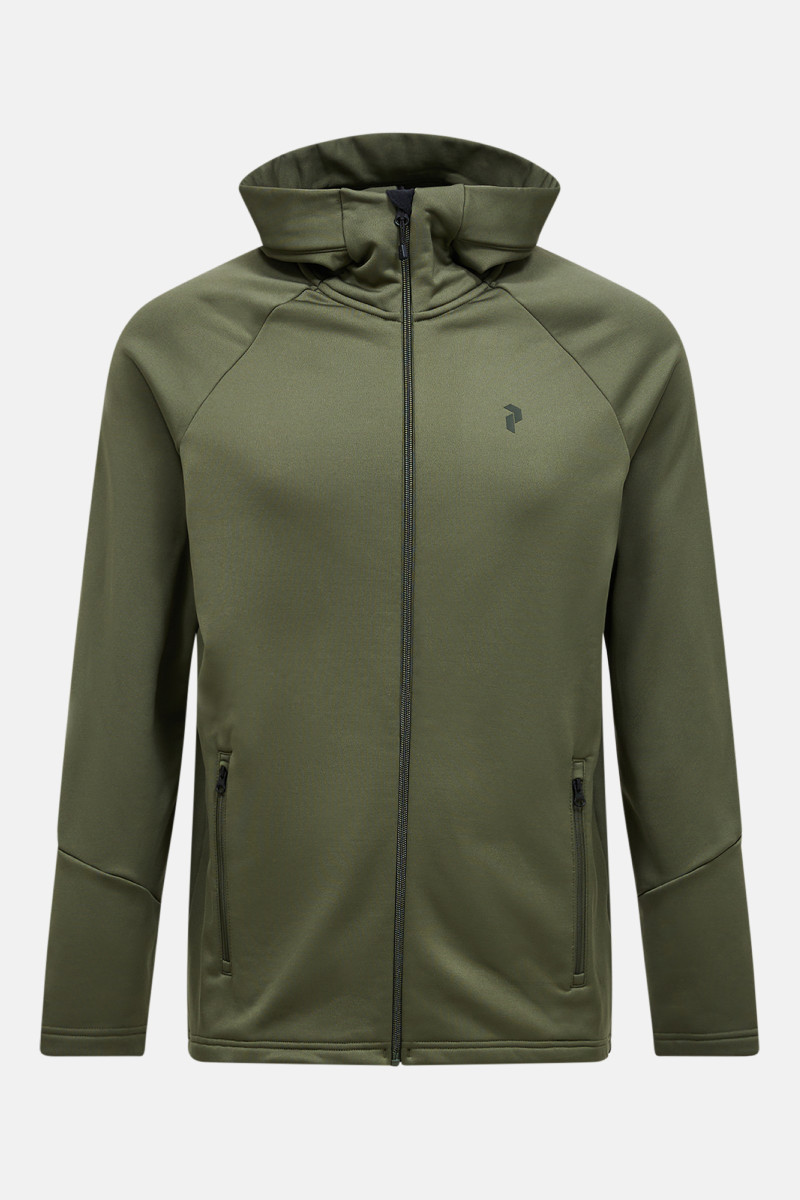 Mikina Peak Performance M Rider Essentials Zip Ho-San Pine Needle