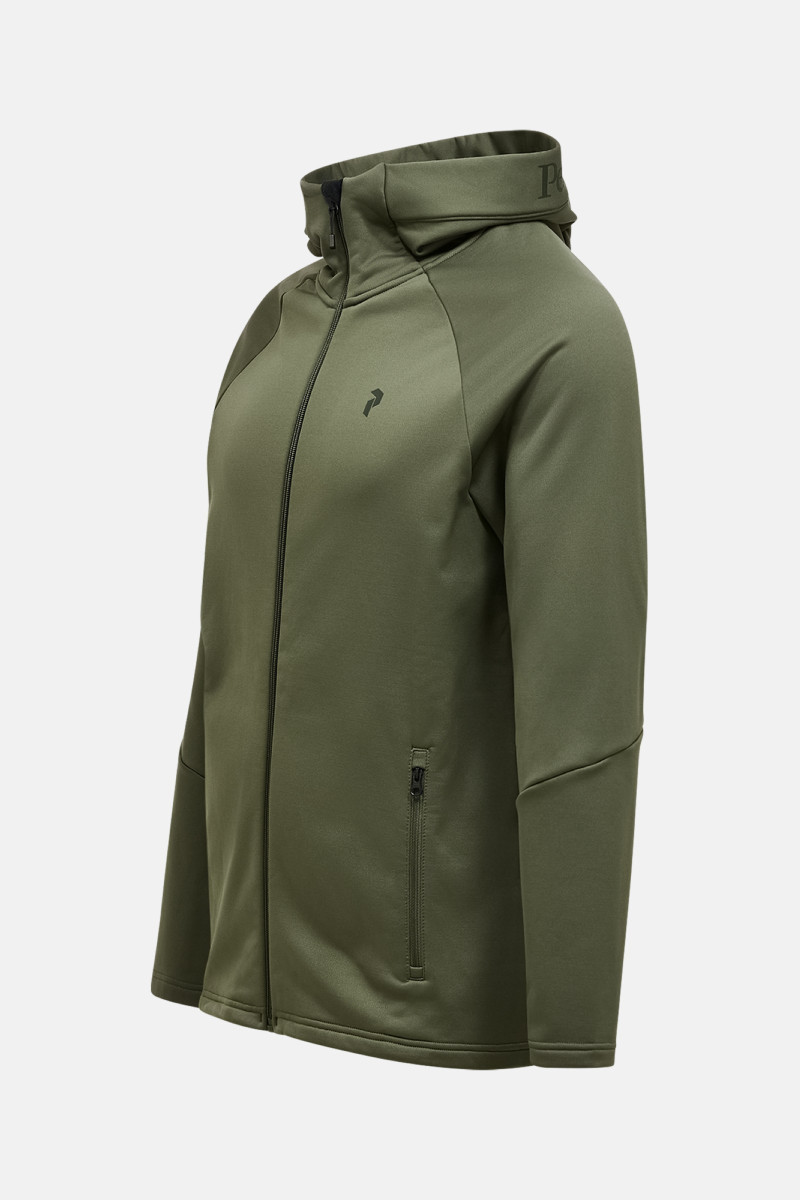 Mikina Peak Performance M Rider Essentials Zip Ho-San Pine Needle