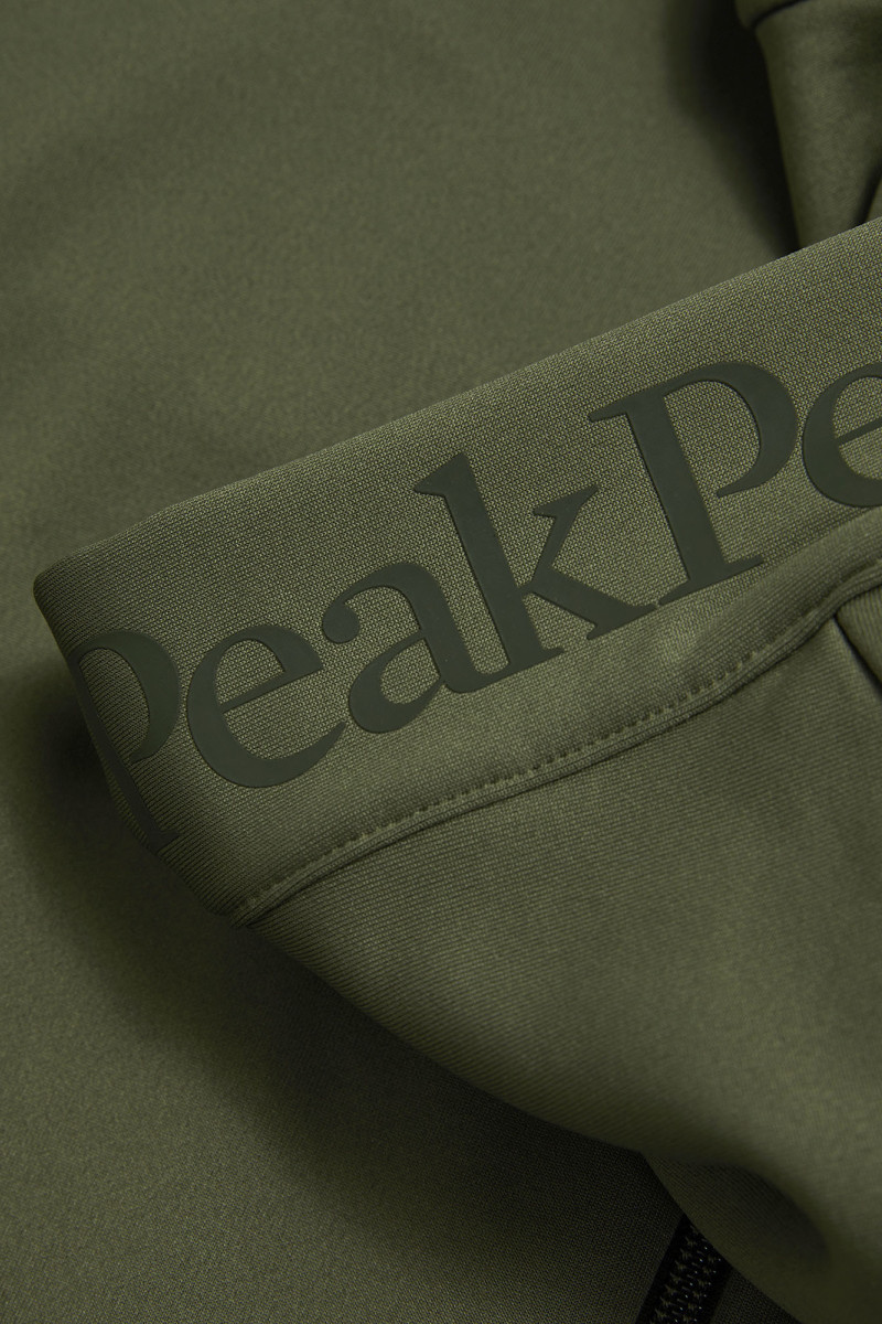 Mikina Peak Performance M Rider Essentials Zip Ho-San Pine Needle