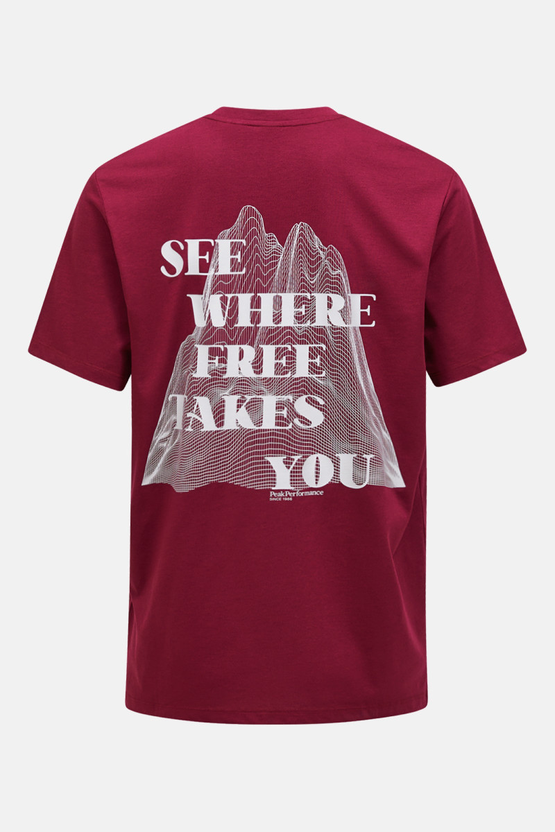 Tričko Peak Performance M Explore Graphic Tee Vertical Zenith