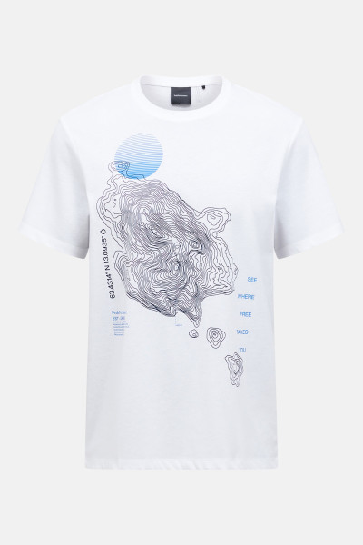 PÓLÓ PEAK PERFORMANCE M EXPLORE GRAPHIC TEE - Kép 1