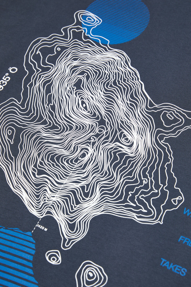 Tričko Peak Performance Graphic Tee Men Mountain Mist