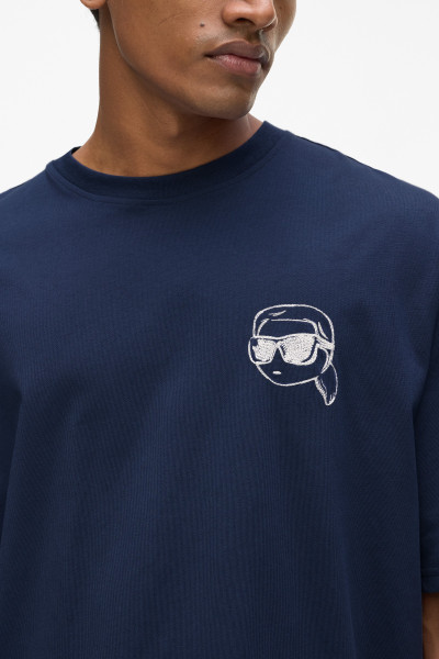 PÓLÓ KARL LAGERFELD BIG IKON T-SHIRT - Kép 4