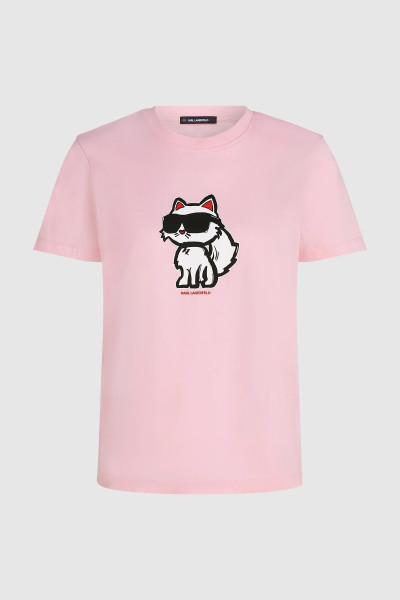 PÓLÓ KARL LAGERFELD IKON SKETCH CHOUPETTE T-SHIRT - Kép 5