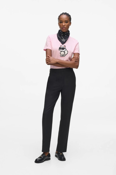 PÓLÓ KARL LAGERFELD IKON SKETCH CHOUPETTE T-SHIRT - Kép 3