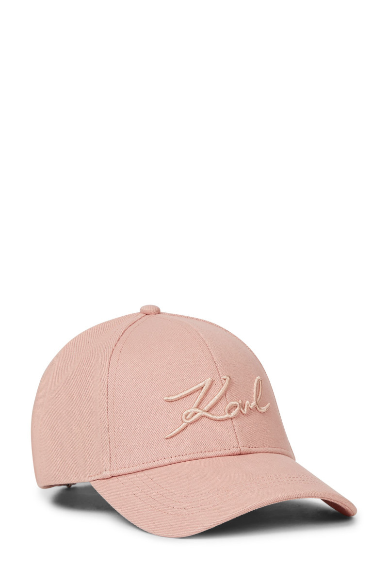 Sapka Karl Lagerfeld K/Signature Cap Misty Rose