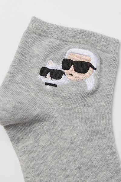 ZOKNI KARL LAGERFELD IKON SHORT SOCKS - Kép 2
