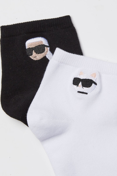 ZOKNI KARL LAGERFELD IKON SHORT SOCKS - Kép 3